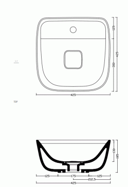 LAVABO SOFT 40 C.F.R